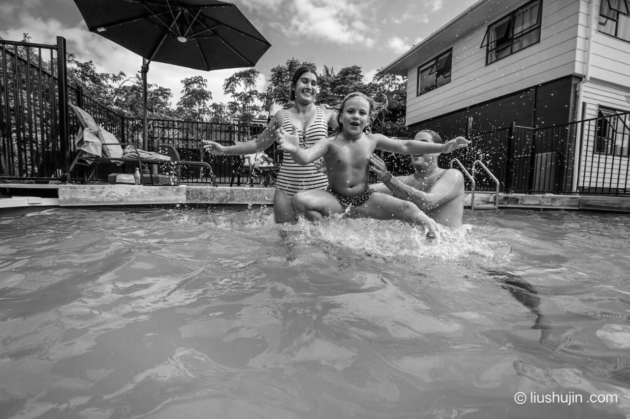 Swimming Pool Holiday Villa Auckland Bagian luar foto